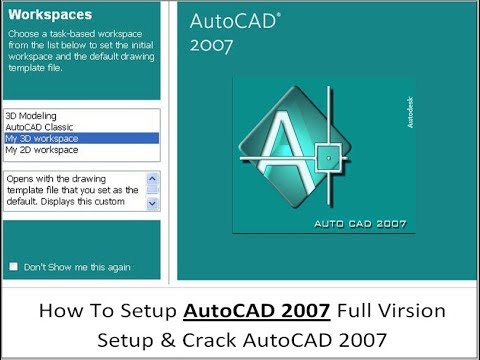 autocad 2007 setup file